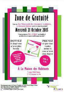 zone de gratuité 21 Octobre 2015